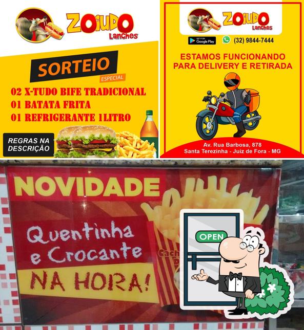 O exterior do Zoiudo Lanches
