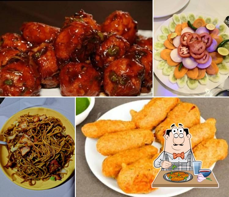 Chicken wings at hot & spicy fast food and restaurant
