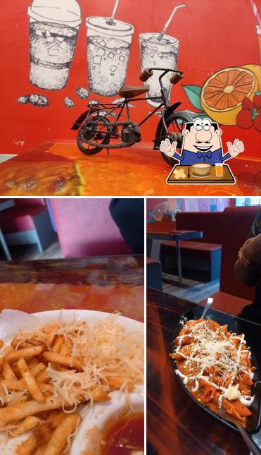 The picture of food and exterior at Cafe 9