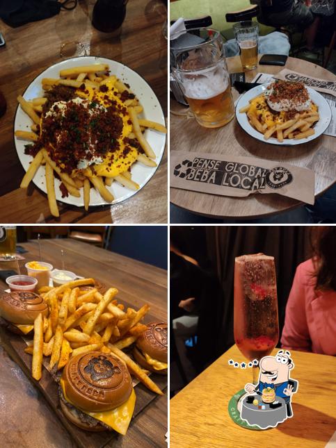 Platos en Fat Bull Tap House (Bar e Restaurante)