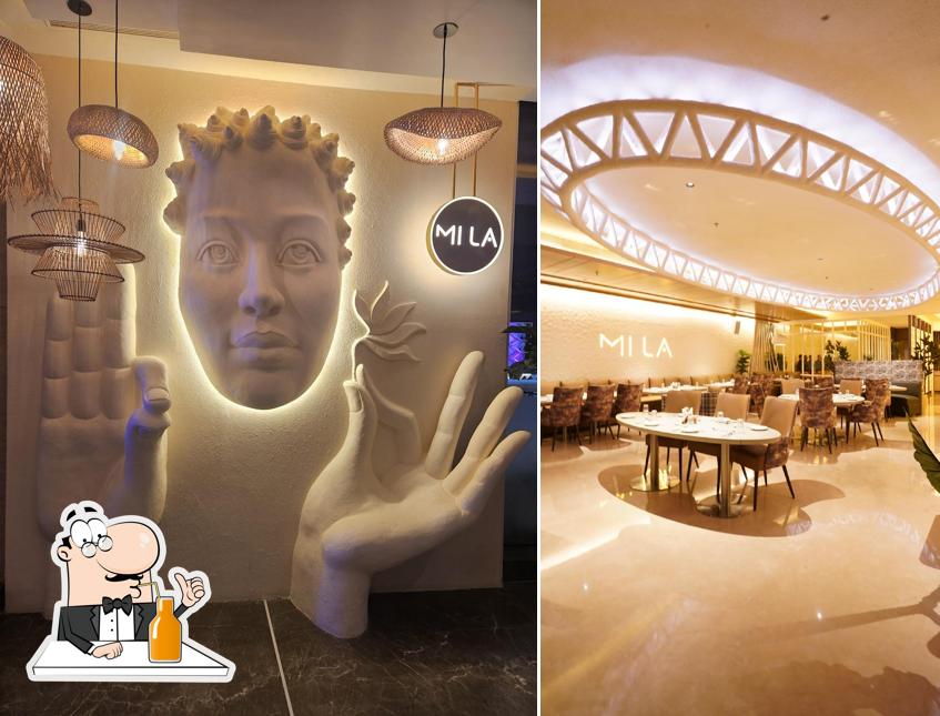 Enjoy a drink at MILA Dine & Lounge