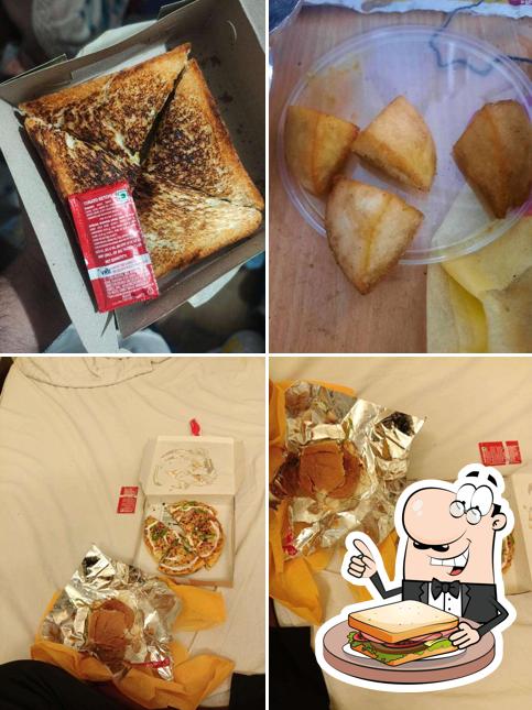 Grilled cheese sandwich at Namaste Indore