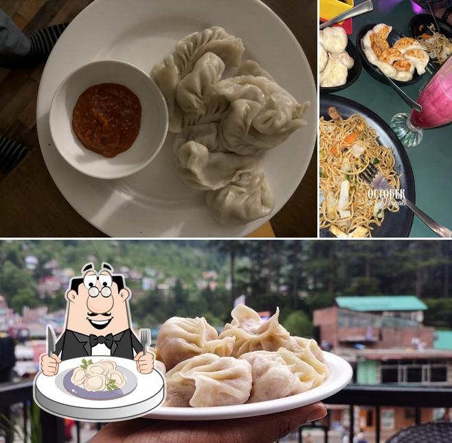 Dumplings at Mount View Noodles Restaurant