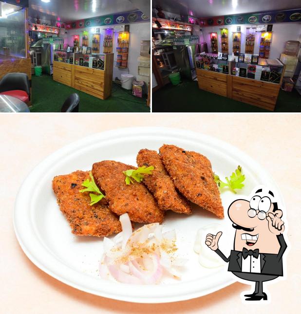The interior of Shawarma Hut