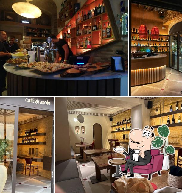 Gli interni di Cafè Girasole