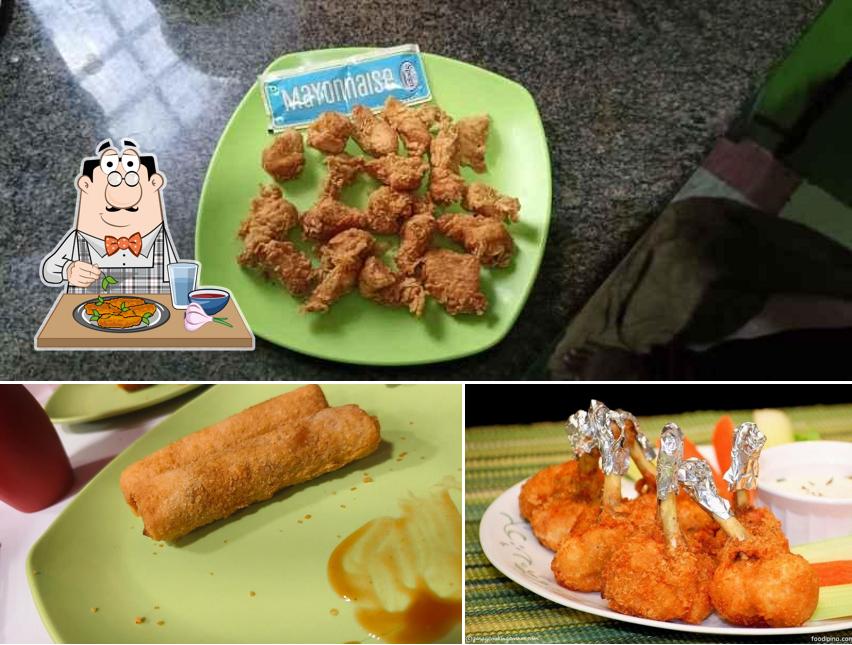 Chicken wings at Amu John Cafe