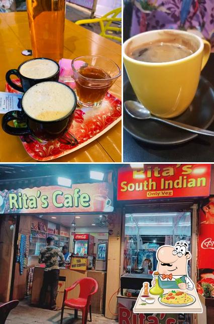 The photo of food and interior at RITA's Coffee