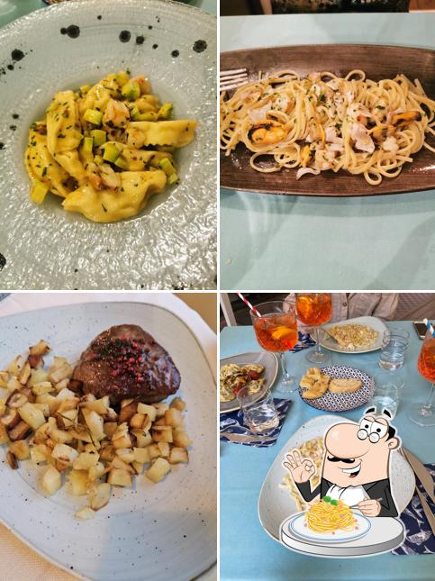Spaghetti alla carbonara al Ristorante Osteria Cantarana