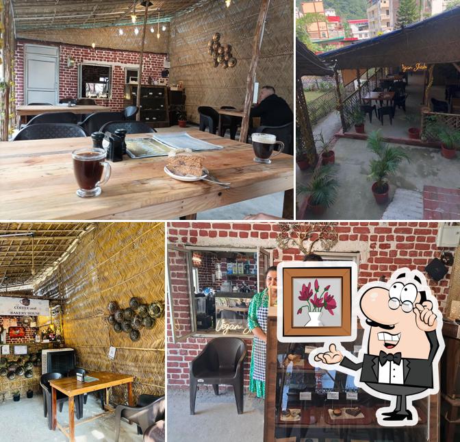 The interior of Vegan Shala Cafe