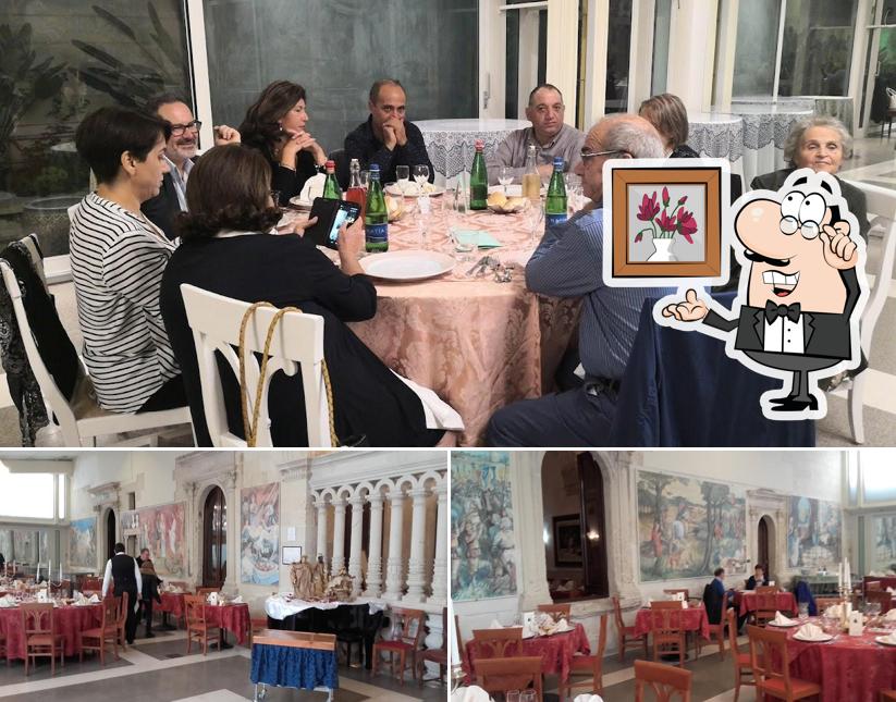 Gli interni di Villa Giovanni Camillo della Monica