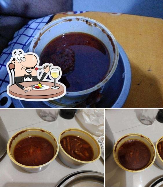 Chocolate mousse at A one fry center