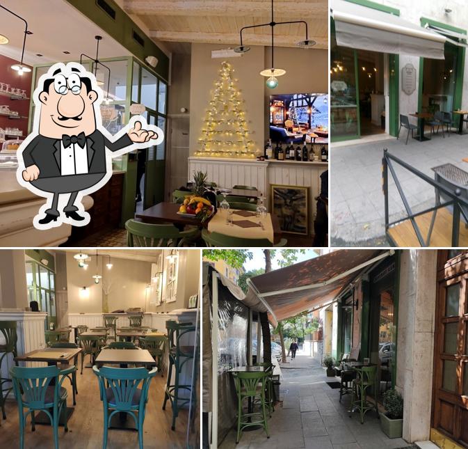 Gli interni di Bistrot Cerere