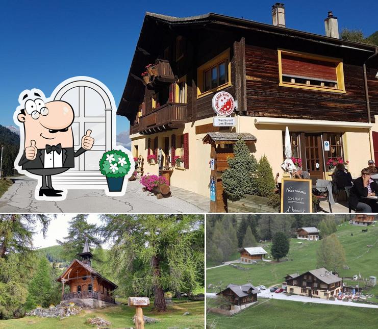 La parte esterna è una caratteristica importante di Auberge Les Bisses