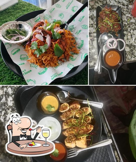 Food at Golden Ginger cafe