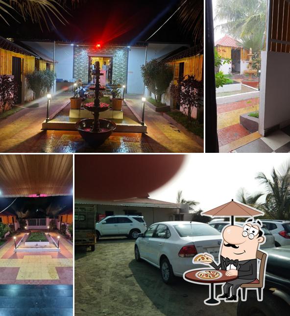 The exterior of Hotel Chaitanya Garden