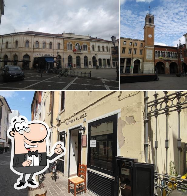 Gli esterni di Antica Trattoria al Sole
