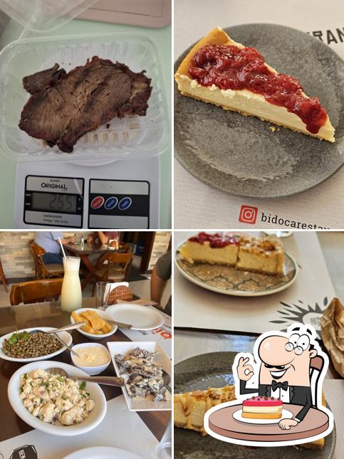 Bolo de queijo em Restaurante Bidoca