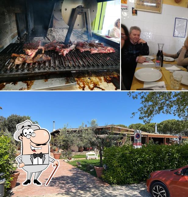 Goditi la vista dagli esterni di Trattoria Guiduccio