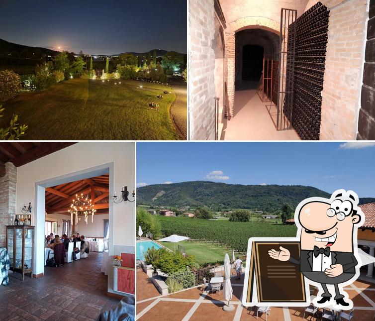 Gli esterni di Corte Lantieri Ristorante Agriturismo