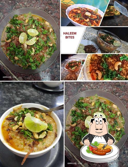Food at Haleem Bites