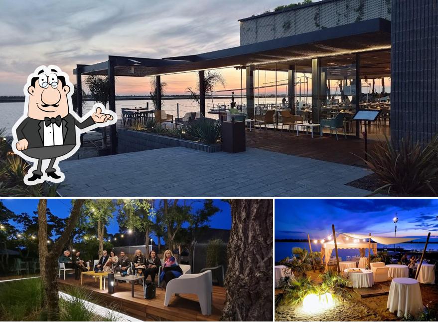 Gli interni di Mare Vostrum - Beach Club & Restaurant
