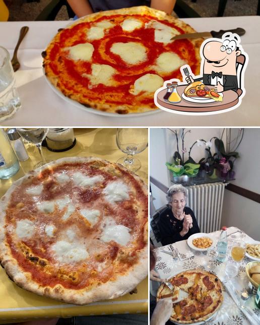 A Ristorante Pizzeria Cavallo Bianco, puoi provare una bella pizza