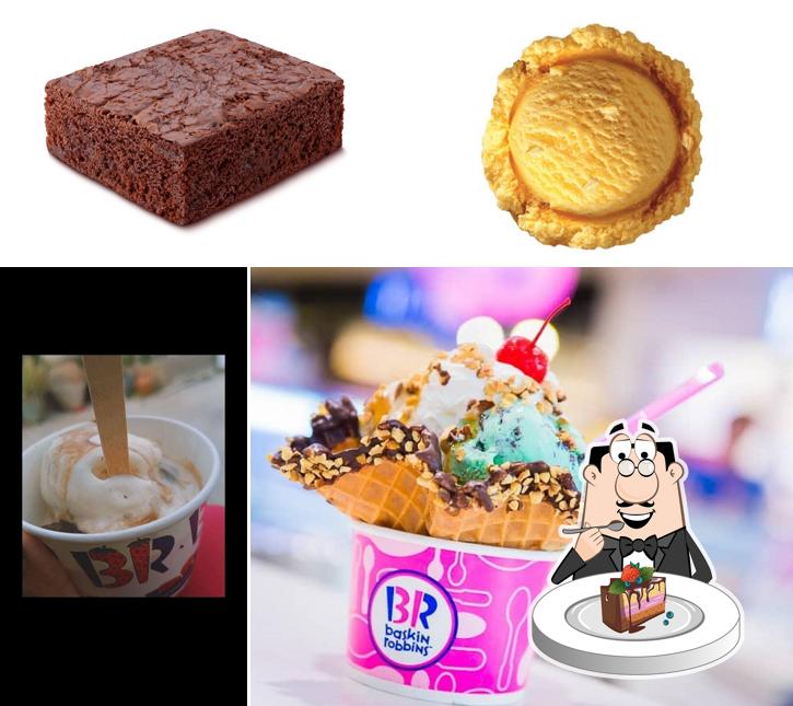 Chocolate cake at Baskin Robbins - Ice Cream Desserts