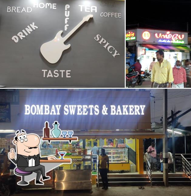 The interior of Bombay Sweets