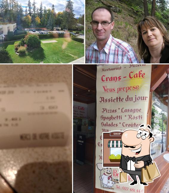 Gli esterni di Crans-Café Restaurant-pizzeria