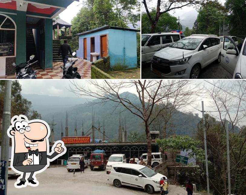Take a look at the outside area of Hotel Pradeep Veg & Nonveg Restaurant