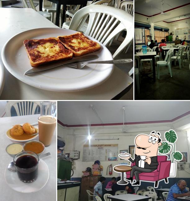 The interior of Indian Coffee House Co-operative Society