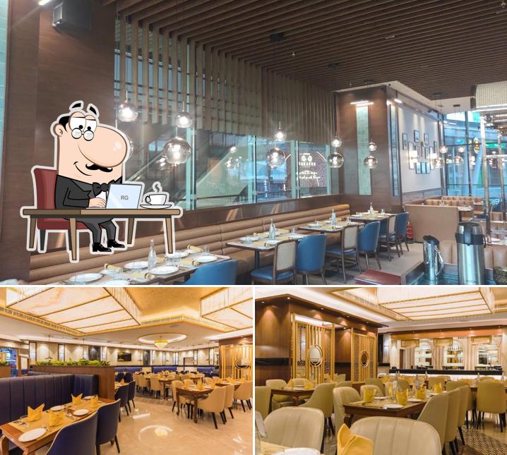 Check out how Punjab Grill Advant Navis Business Park looks inside