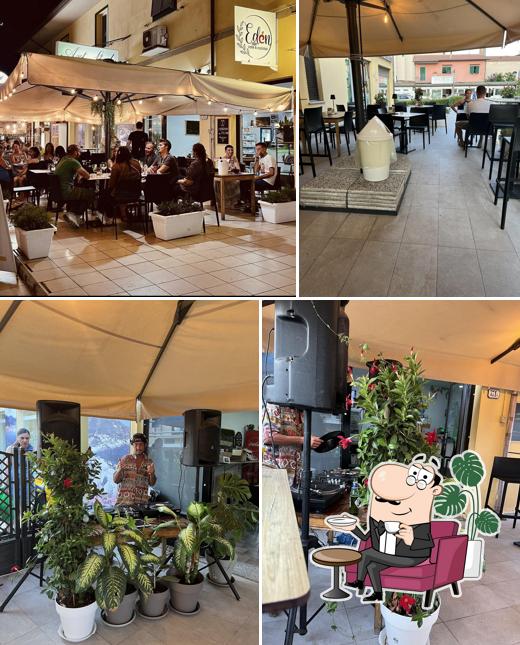 Gli interni di Eden bar
