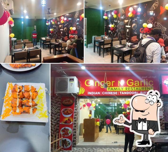 The interior of Ginger N Garlic Family Restaurant