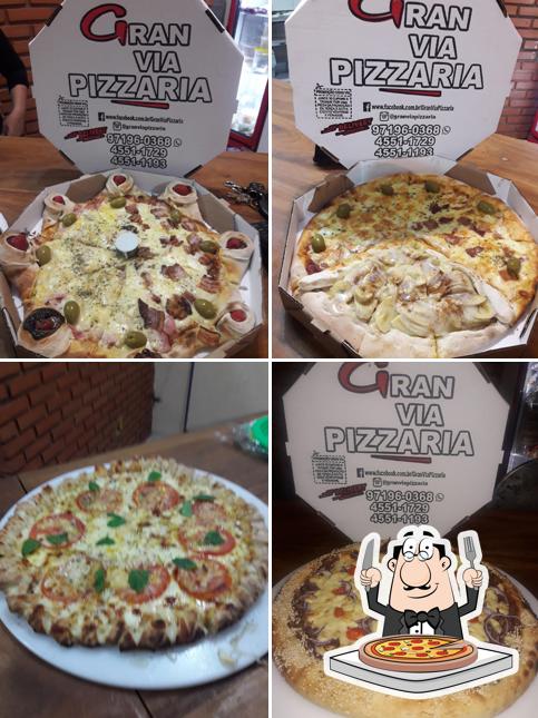 Consiga pizza no Granvia Pizzaria
