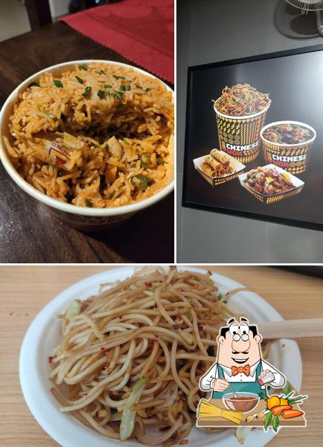 Spaghetti bolognese at Chinese Wok
