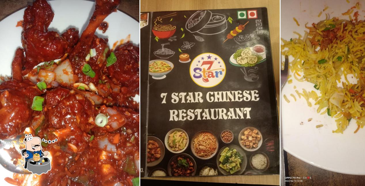 Food at 7 Star Chinese corner