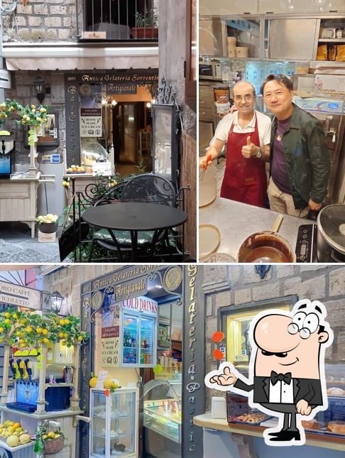Gli interni di Fuoro Caffè (Antica Gelateria Sorrentina 1860)