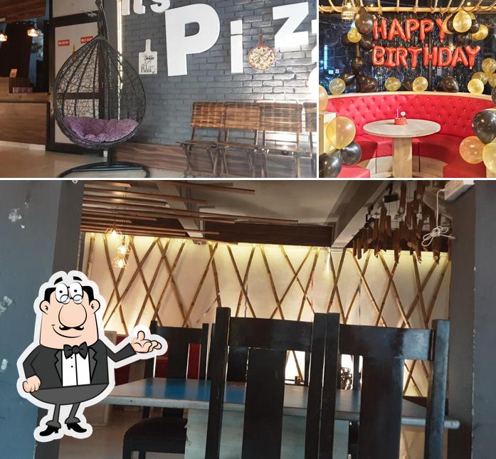 Among different things one can find interior and food at Be Pizzerian