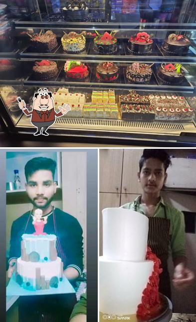 This is the image displaying food and interior at LAKHDATAR BAKERS