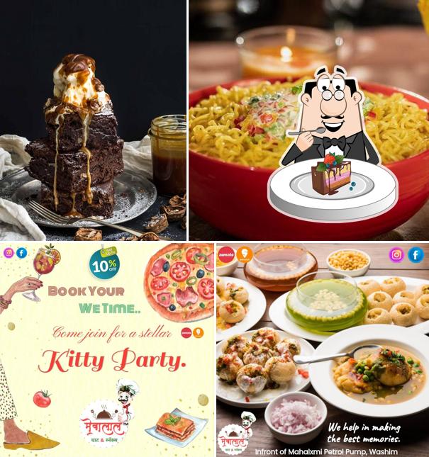 Chocolate cake at Mewalal Chaat & Snacks