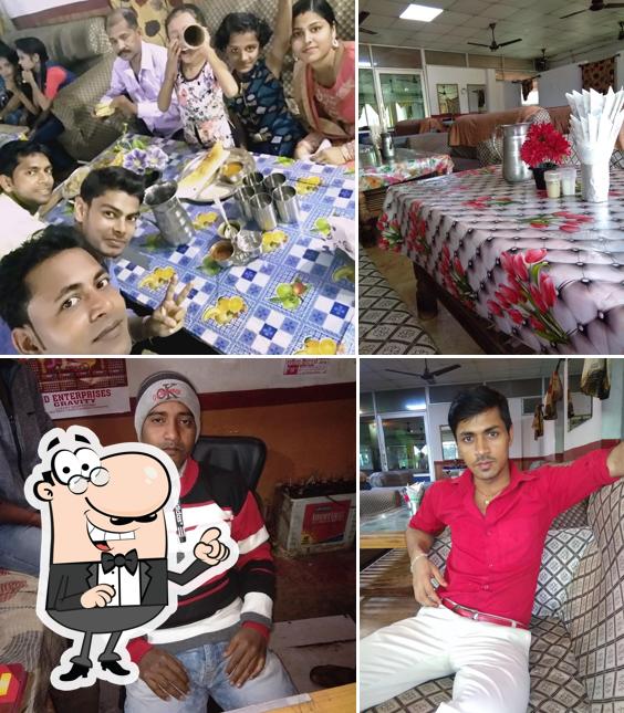 Take a seat at one of the tables at Chatkara Family Resturant