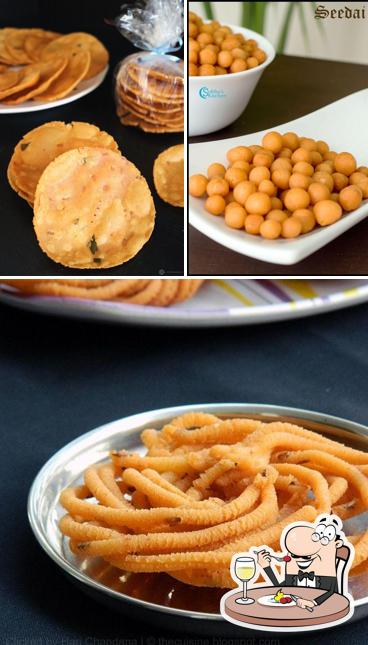 The photo of karthika food’s food and interior