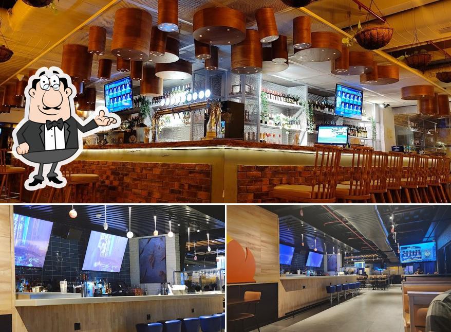 Check out how Buffalo Wild Wings (BWW Hyderabad Airport) looks inside