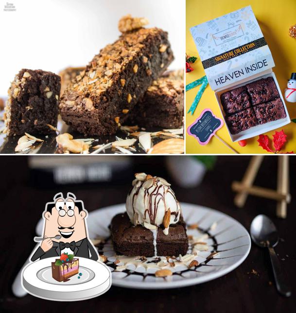 Chocolate cake at Brownie Heaven Porur