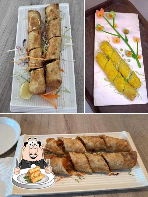 Spring rolls at Little Chef