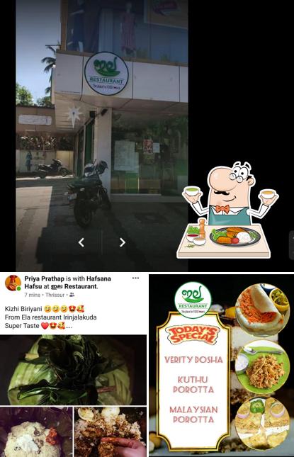Among different things one can find food and exterior at Ila restaurant
