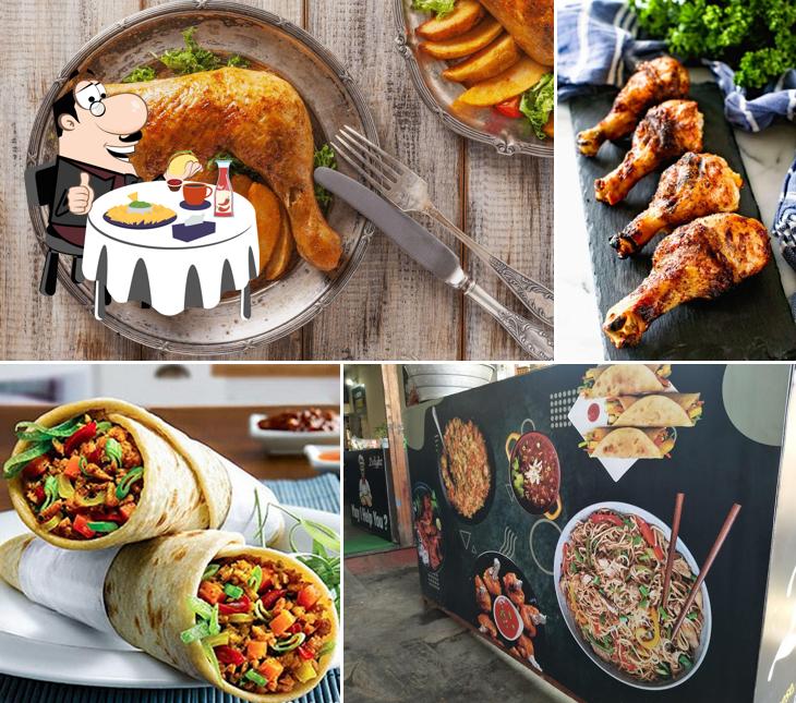 Order a burger at Delight Chinese, Roll, Shawarma and Tandoor House