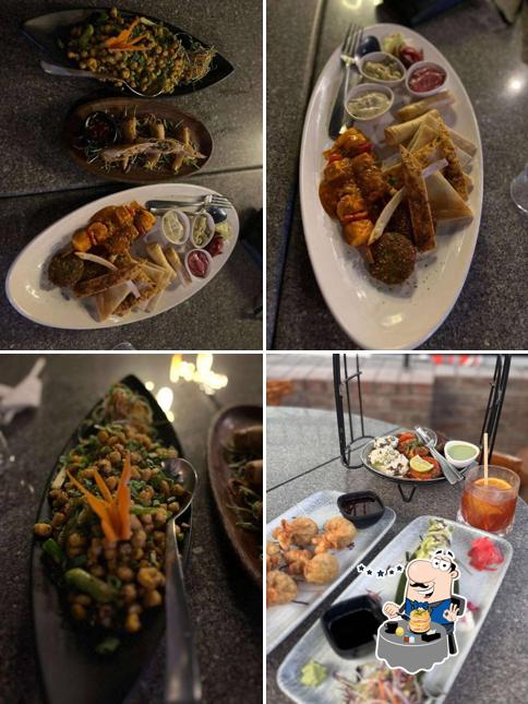 Food at RYU Rooftop Bar