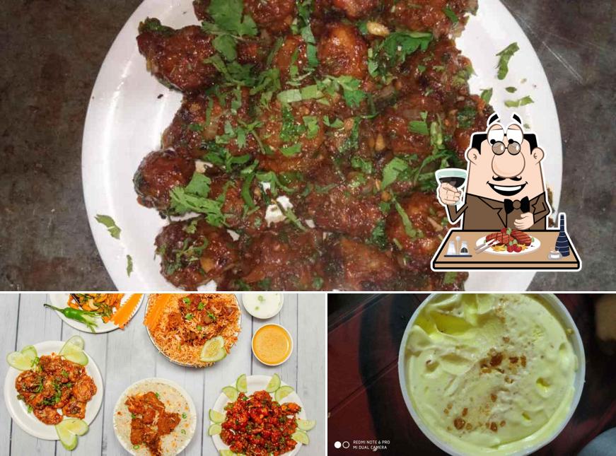 Order meat meals at Sri Aaswadh